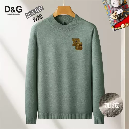 Wholesale Dolce &amp; Gabbana D&amp;G Sweaters Long Sleeved For Men #1277345 $48.00 USD, Wholesale Quality Replica Dolce &amp; Gabbana D&amp;G Sweaters