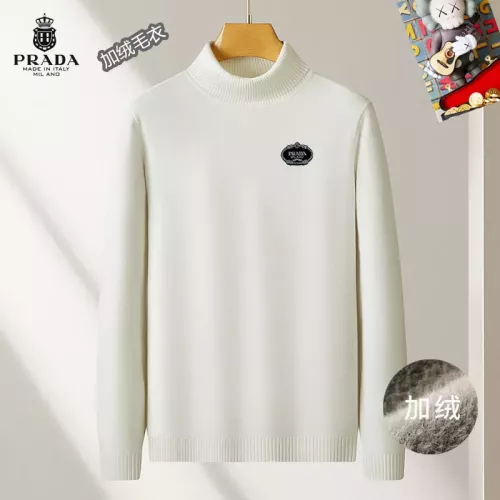 Wholesale Prada Sweater Long Sleeved For Men #1277348 $48.00 USD, Wholesale Quality Replica Prada Sweater