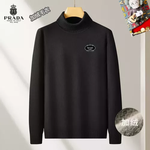 Wholesale Prada Sweater Long Sleeved For Men #1277349 $48.00 USD, Wholesale Quality Replica Prada Sweater