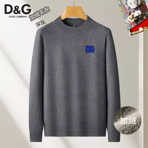 Wholesale Dolce &amp; Gabbana D&amp;G Sweaters Long Sleeved For Men #1277366 $48.00 USD, Wholesale Quality Replica Dolce &amp; Gabbana D&amp;G Sweaters