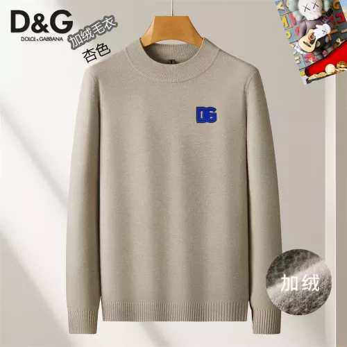 Wholesale Dolce &amp; Gabbana D&amp;G Sweaters Long Sleeved For Men #1277370 $48.00 USD, Wholesale Quality Replica Dolce &amp; Gabbana D&amp;G Sweaters