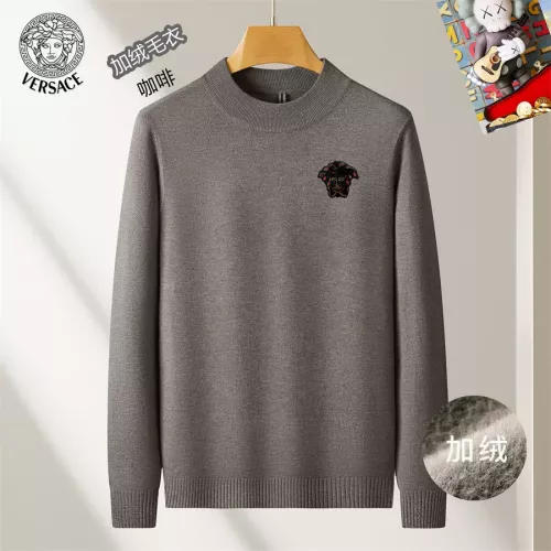 Wholesale Versace Sweaters Long Sleeved For Men #1277379 $48.00 USD, Wholesale Quality Replica Versace Sweaters