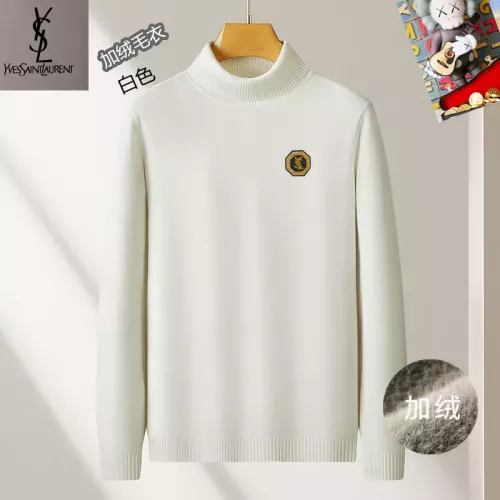Wholesale Yves Saint Laurent YSL Sweaters Long Sleeved For Men #1277380 $48.00 USD, Wholesale Quality Replica Yves Saint Laurent YSL Sweaters