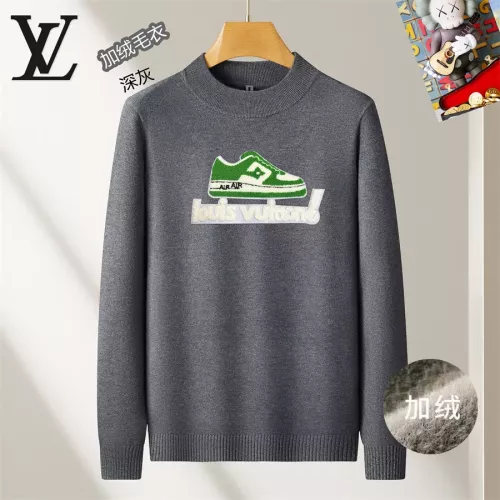 Wholesale Louis Vuitton LV Sweaters Long Sleeved For Men #1277422 $48.00 USD, Wholesale Quality Replica Louis Vuitton LV Sweaters