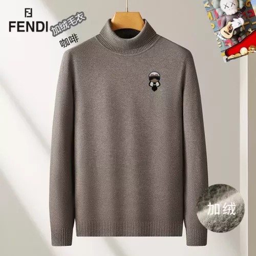 Wholesale Fendi Sweaters Long Sleeved For Men #1277457 $48.00 USD, Wholesale Quality Replica Fendi Sweaters