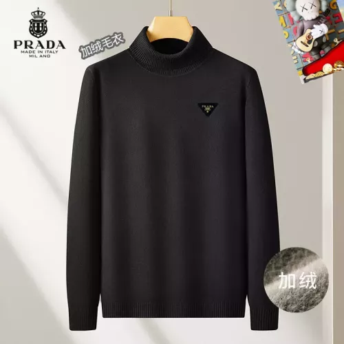 Wholesale Prada Sweater Long Sleeved For Men #1277467 $48.00 USD, Wholesale Quality Replica Prada Sweater