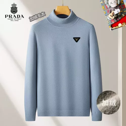 Wholesale Prada Sweater Long Sleeved For Men #1277469 $48.00 USD, Wholesale Quality Replica Prada Sweater