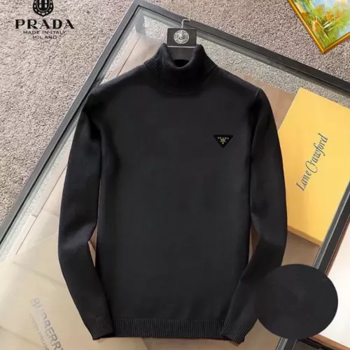 Wholesale Prada Sweater Long Sleeved For Men #1277525 $42.00 USD, Wholesale Quality Replica Prada Sweater