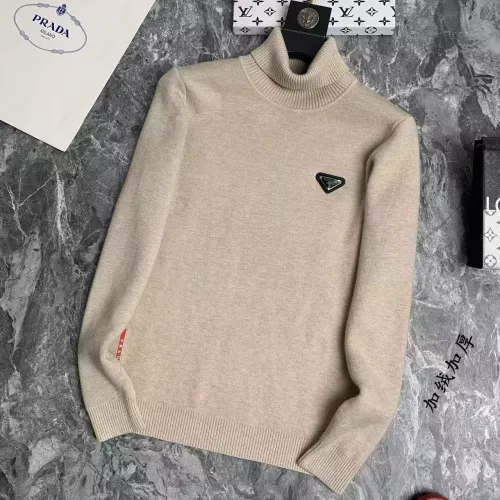 Wholesale Prada Sweater Long Sleeved For Men #1277566 $52.00 USD, Wholesale Quality Replica Prada Sweater