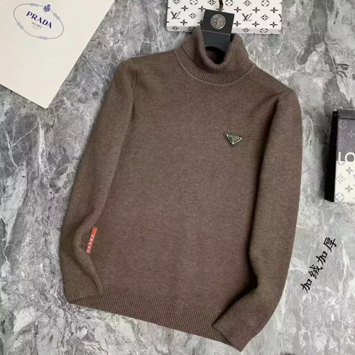 Wholesale Prada Sweater Long Sleeved For Men #1277567 $52.00 USD, Wholesale Quality Replica Prada Sweater