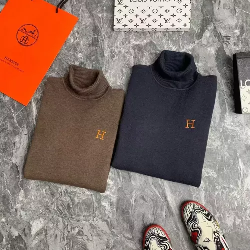 Replica Hermes Sweaters Long Sleeved For Men #1277575 $52.00 USD for Wholesale