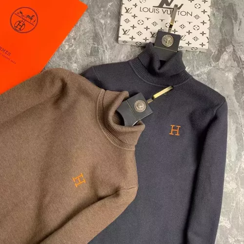 Replica Hermes Sweaters Long Sleeved For Men #1277575 $52.00 USD for Wholesale