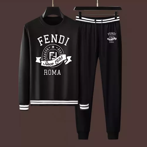 Wholesale Fendi Tracksuits Long Sleeved For Men #1277601 $88.00 USD, Wholesale Quality Replica Fendi Tracksuits