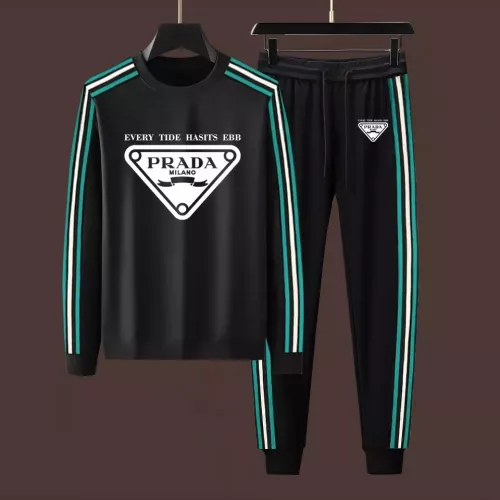 Wholesale Prada Tracksuits Long Sleeved For Men #1277608 $88.00 USD, Wholesale Quality Replica Prada Tracksuits