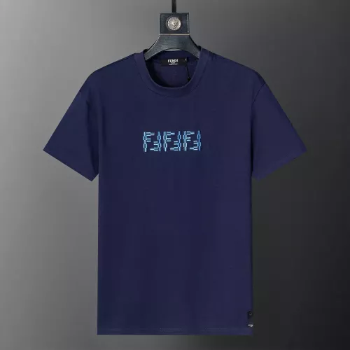 Wholesale Fendi T-Shirts Short Sleeved For Men #1277633 $25.00 USD, Wholesale Quality Replica Fendi T-Shirts