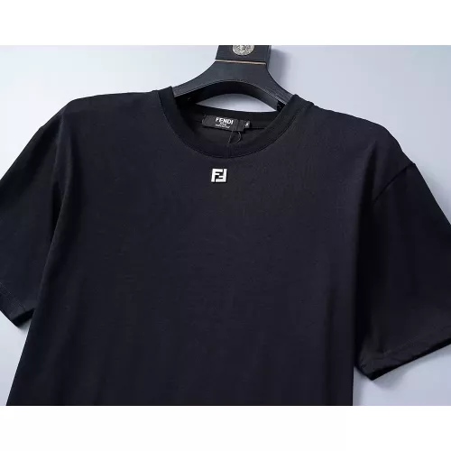 Replica Fendi T-Shirts Short Sleeved For Men #1277642 $25.00 USD for Wholesale