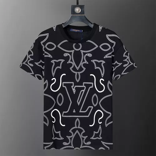 Wholesale Louis Vuitton LV T-Shirts Short Sleeved For Men #1277748 $25.00 USD, Wholesale Quality Replica Louis Vuitton LV T-Shirts