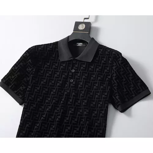 Replica Fendi T-Shirts Short Sleeved For Men #1277785 $27.00 USD for Wholesale