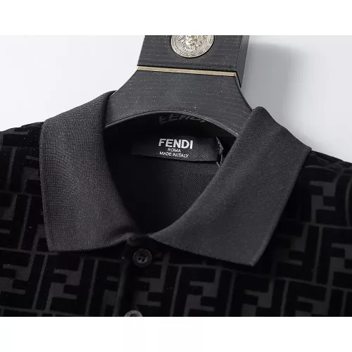 Replica Fendi T-Shirts Short Sleeved For Men #1277785 $27.00 USD for Wholesale