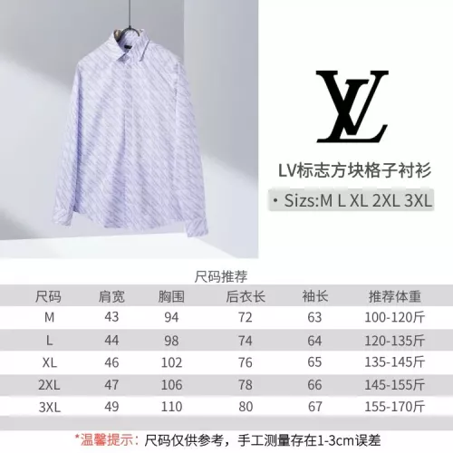 Replica Louis Vuitton LV Shirts Long Sleeved For Men #1277796 $60.00 USD for Wholesale