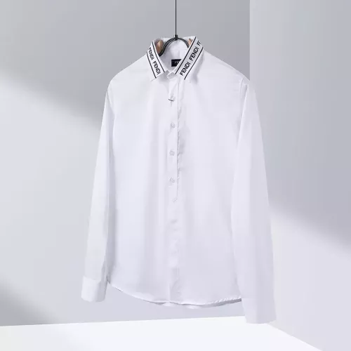 Wholesale Fendi Shirts Long Sleeved For Men #1277798 $68.00 USD, Wholesale Quality Replica Fendi Shirts