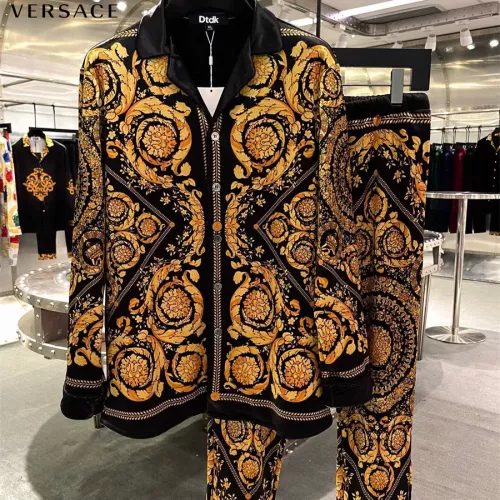 Wholesale Versace Tracksuits Long Sleeved For Men #1277806 $92.00 USD, Wholesale Quality Replica Versace Tracksuits