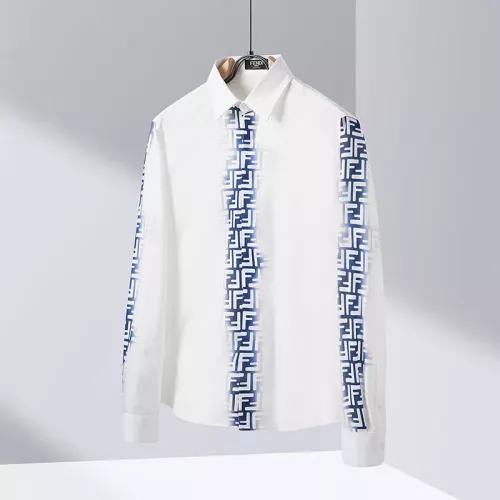 Wholesale Fendi Shirts Long Sleeved For Men #1277817 $72.00 USD, Wholesale Quality Replica Fendi Shirts