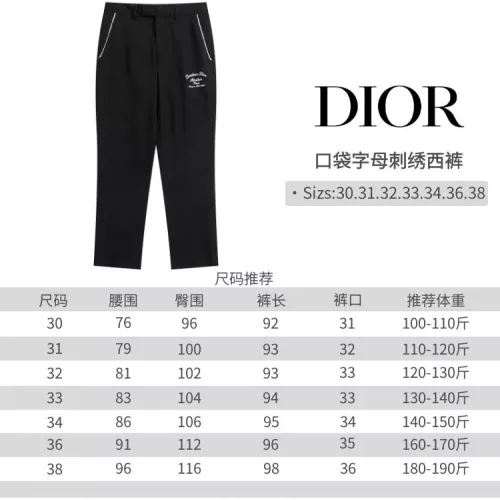 Replica Christian Dior Pants For Men #1277857 $72.00 USD for Wholesale