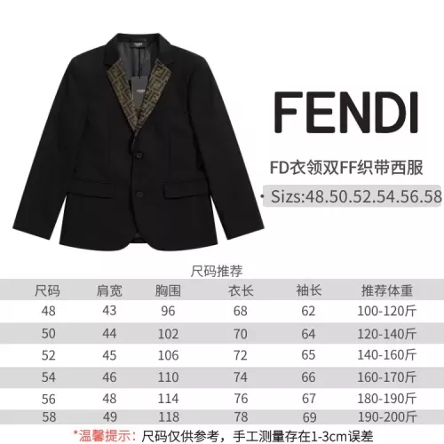 Replica Fendi Jackets Long Sleeved For Men #1277885 $100.00 USD for Wholesale