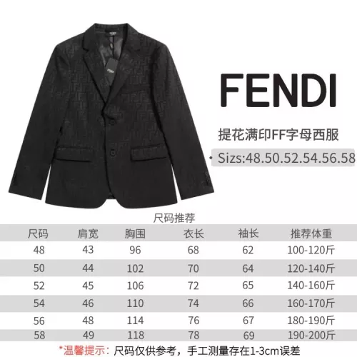 Replica Fendi Jackets Long Sleeved For Men #1277887 $100.00 USD for Wholesale