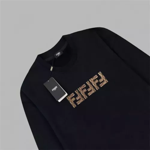 Replica Fendi Hoodies Long Sleeved For Unisex #1277977 $56.00 USD for Wholesale