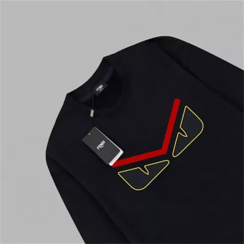 Replica Fendi Hoodies Long Sleeved For Unisex #1277979 $56.00 USD for Wholesale