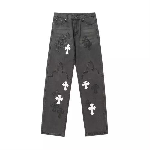 Wholesale Chrome Hearts Jeans For Men #1278002 $68.00 USD, Wholesale Quality Replica Chrome Hearts Jeans