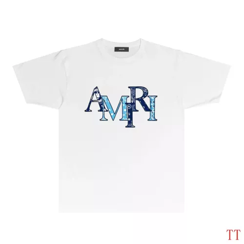 Wholesale Amiri T-Shirts Short Sleeved For Unisex #1278212 $32.00 USD, Wholesale Quality Replica Amiri T-Shirts