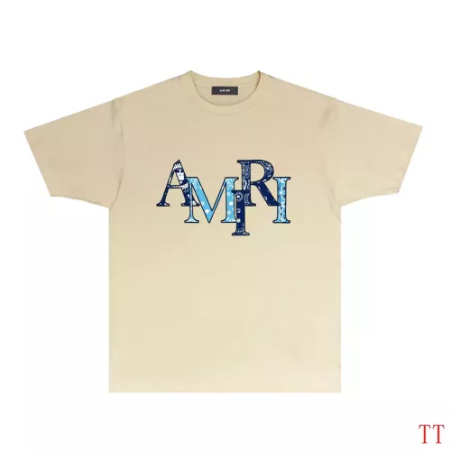 Wholesale Amiri T-Shirts Short Sleeved For Unisex #1278213 $32.00 USD, Wholesale Quality Replica Amiri T-Shirts