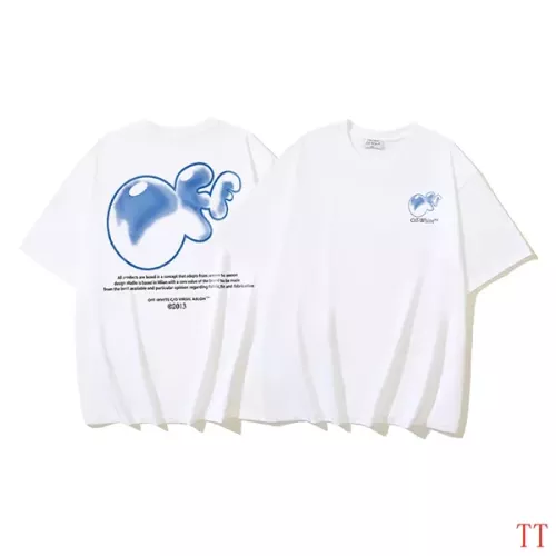 Wholesale Off-White T-Shirts Short Sleeved For Unisex #1278384 $29.00 USD, Wholesale Quality Replica Off-White T-Shirts