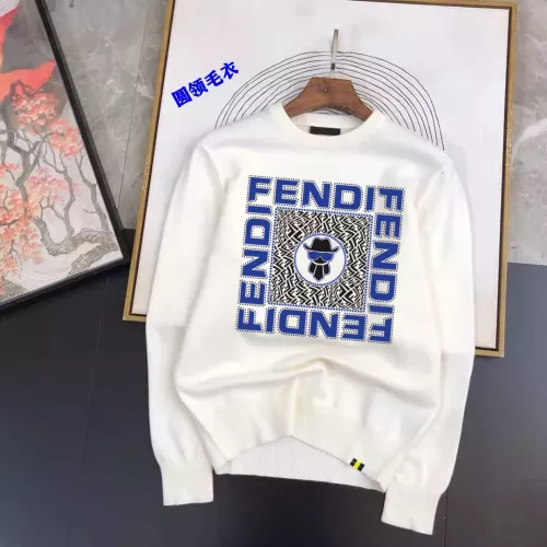 Wholesale Fendi Sweaters Long Sleeved For Men #1278559 $48.00 USD, Wholesale Quality Replica Fendi Sweaters