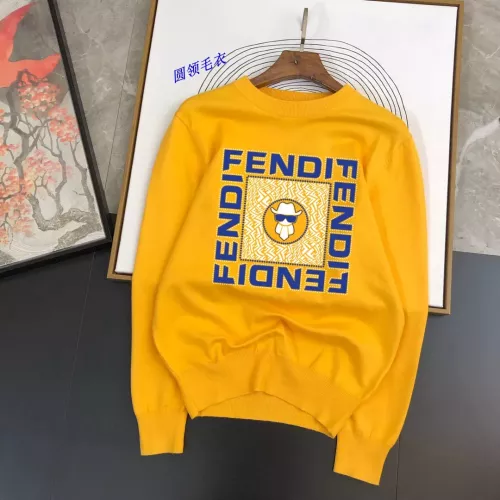 Wholesale Fendi Sweaters Long Sleeved For Men #1278566 $48.00 USD, Wholesale Quality Replica Fendi Sweaters