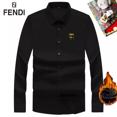 Wholesale Fendi Shirts Long Sleeved For Unisex #1278656 $42.00 USD, Wholesale Quality Replica Fendi Shirts