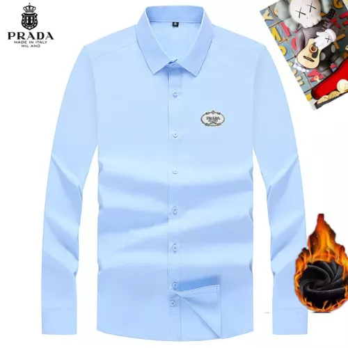 Wholesale Prada Shirts Long Sleeved For Unisex #1278665 $42.00 USD, Wholesale Quality Replica Prada Shirts