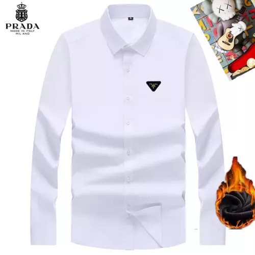 Wholesale Prada Shirts Long Sleeved For Unisex #1278667 $42.00 USD, Wholesale Quality Replica Prada Shirts