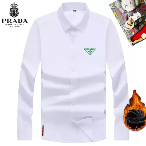 Wholesale Prada Shirts Long Sleeved For Unisex #1278696 $42.00 USD, Wholesale Quality Replica Prada Shirts