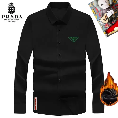 Wholesale Prada Shirts Long Sleeved For Unisex #1278697 $42.00 USD, Wholesale Quality Replica Prada Shirts