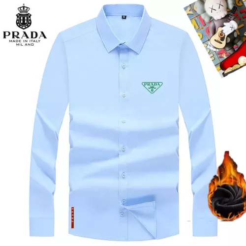 Wholesale Prada Shirts Long Sleeved For Unisex #1278699 $42.00 USD, Wholesale Quality Replica Prada Shirts