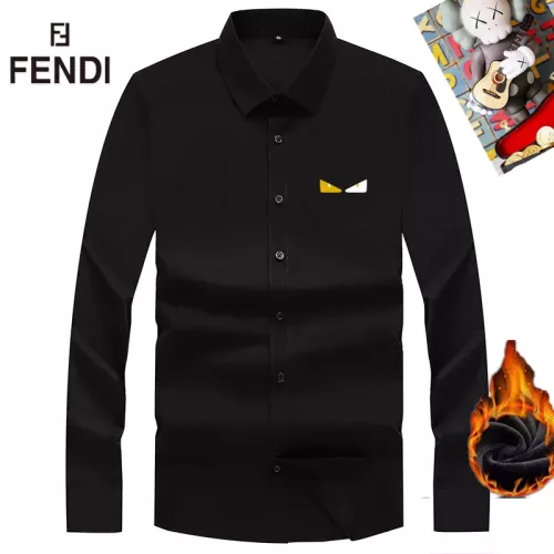 Wholesale Fendi Shirts Long Sleeved For Unisex #1278710 $42.00 USD, Wholesale Quality Replica Fendi Shirts