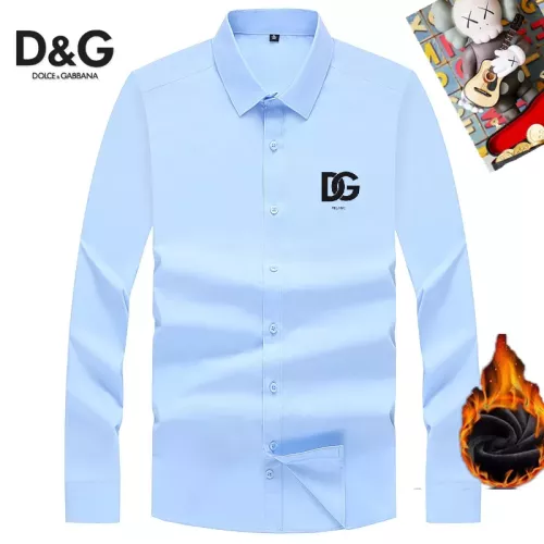 Wholesale Dolce &amp; Gabbana D&amp;G Shirts Long Sleeved For Unisex #1278762 $42.00 USD, Wholesale Quality Replica Dolce &amp; Gabbana D&amp;G Shirts