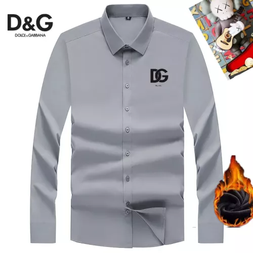 Wholesale Dolce &amp; Gabbana D&amp;G Shirts Long Sleeved For Unisex #1278763 $42.00 USD, Wholesale Quality Replica Dolce &amp; Gabbana D&amp;G Shirts