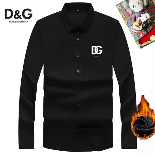 Wholesale Dolce &amp; Gabbana D&amp;G Shirts Long Sleeved For Unisex #1278764 $42.00 USD, Wholesale Quality Replica Dolce &amp; Gabbana D&amp;G Shirts