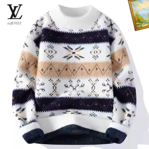 Wholesale Louis Vuitton LV Sweaters Long Sleeved For Men #1278777 $48.00 USD, Wholesale Quality Replica Louis Vuitton LV Sweaters