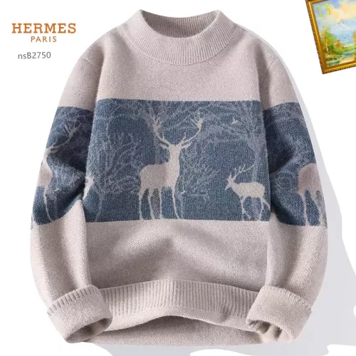 Wholesale Hermes Sweaters Long Sleeved For Men #1278804 $48.00 USD, Wholesale Quality Replica Hermes Sweaters